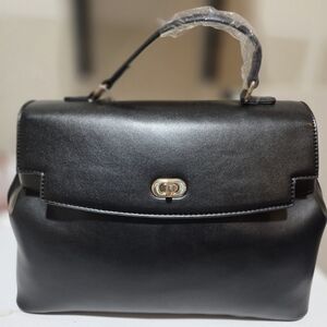 Cavalli Class Elegant Black Satchel